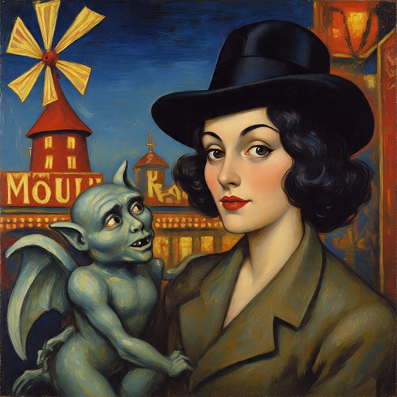 Georgette and her Little Friend