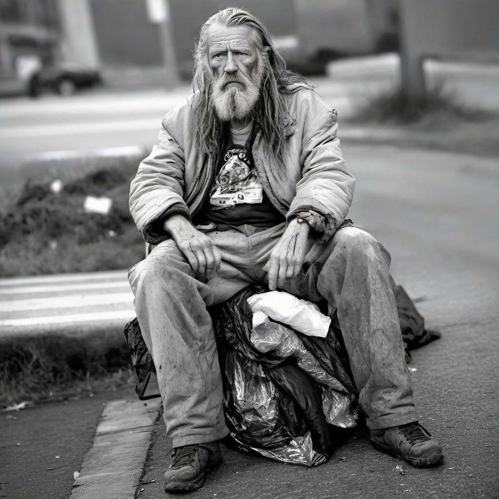 Homeless - Ai Generated Artwork - Nightcafe Creator