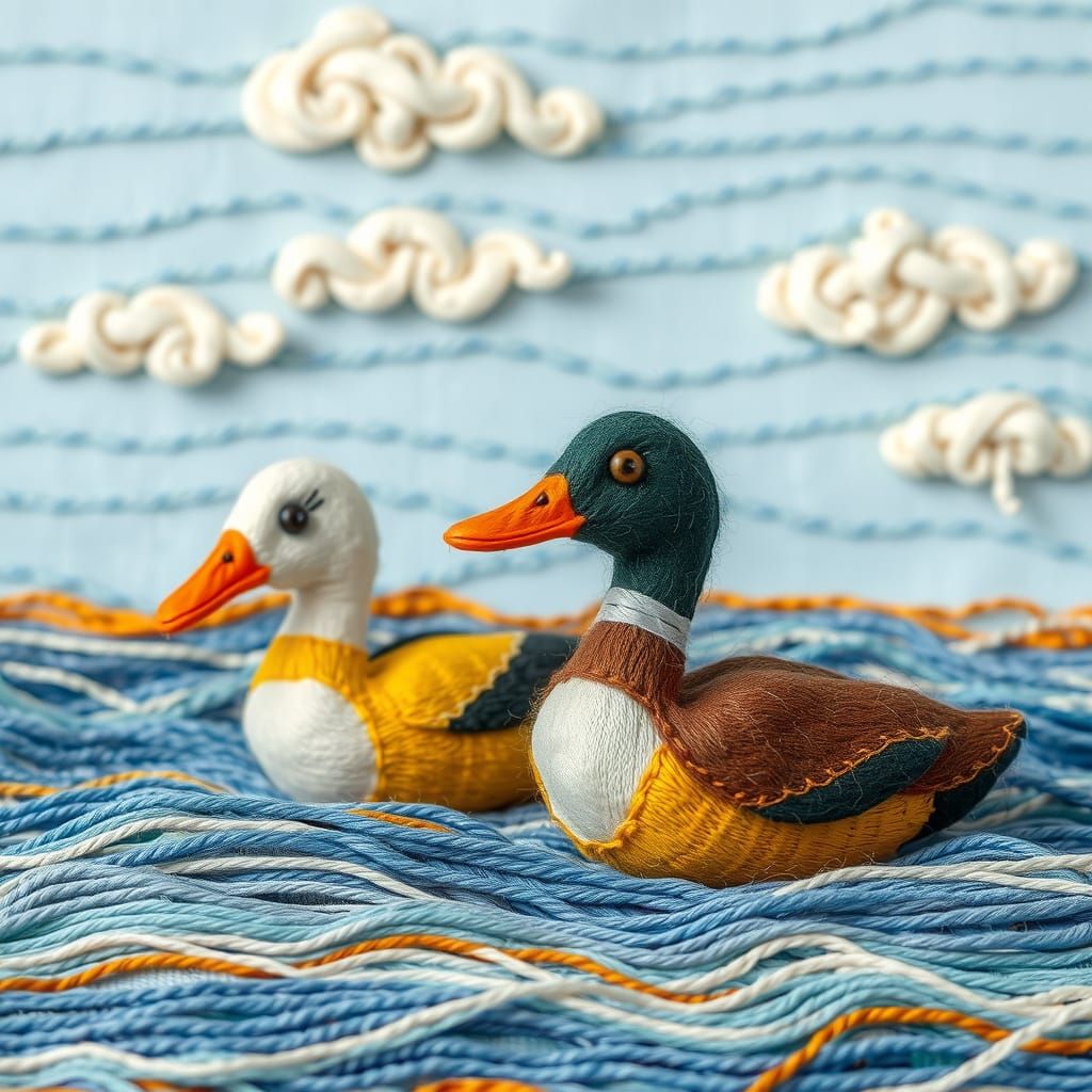 Fabric Ducks  by @OmegaDark97