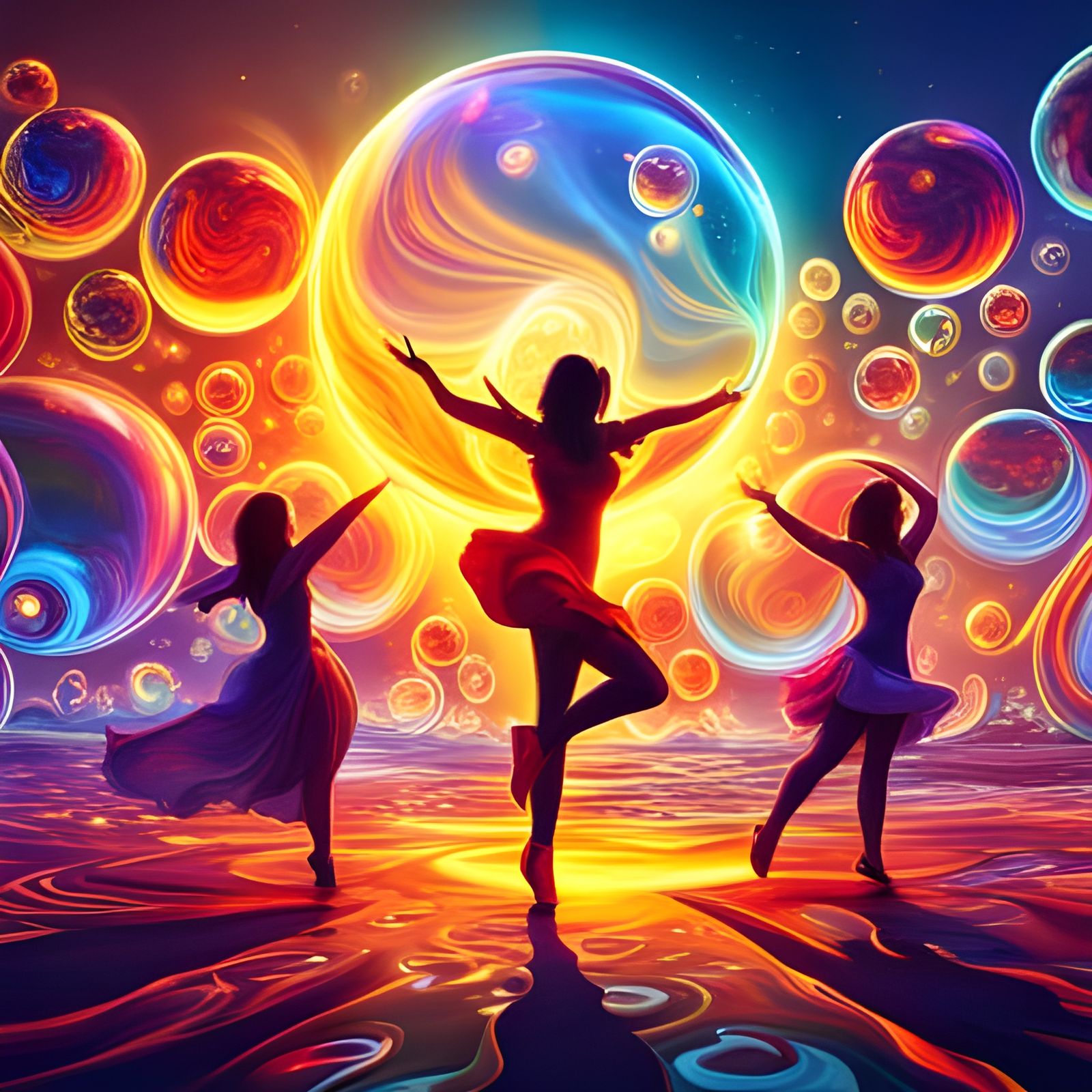 bubble dance  by @Need credits Mjauu