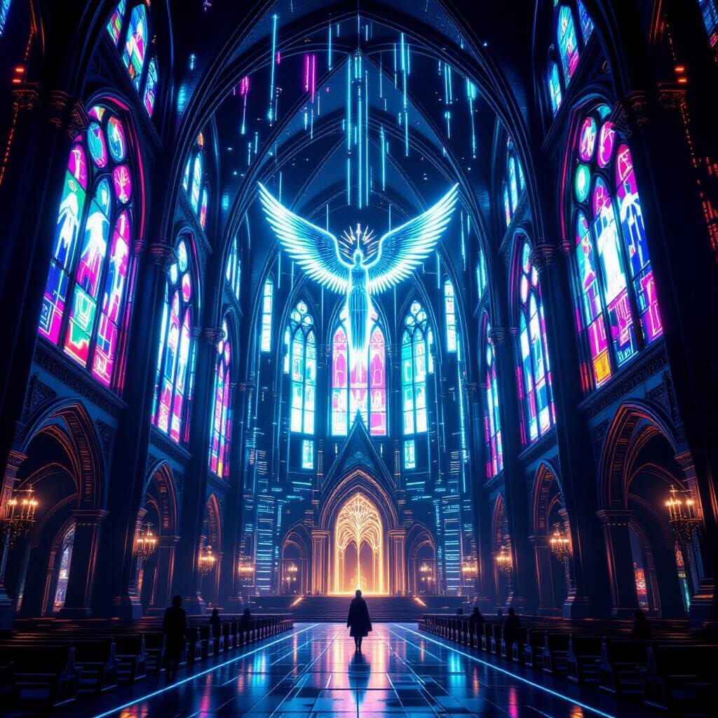 Cyberpunk Cathedral