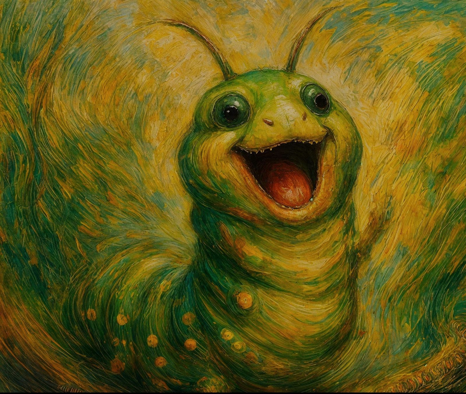 Excited Caterpillar: