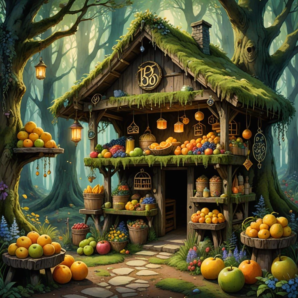 Forest Stall  by @Ravenscar