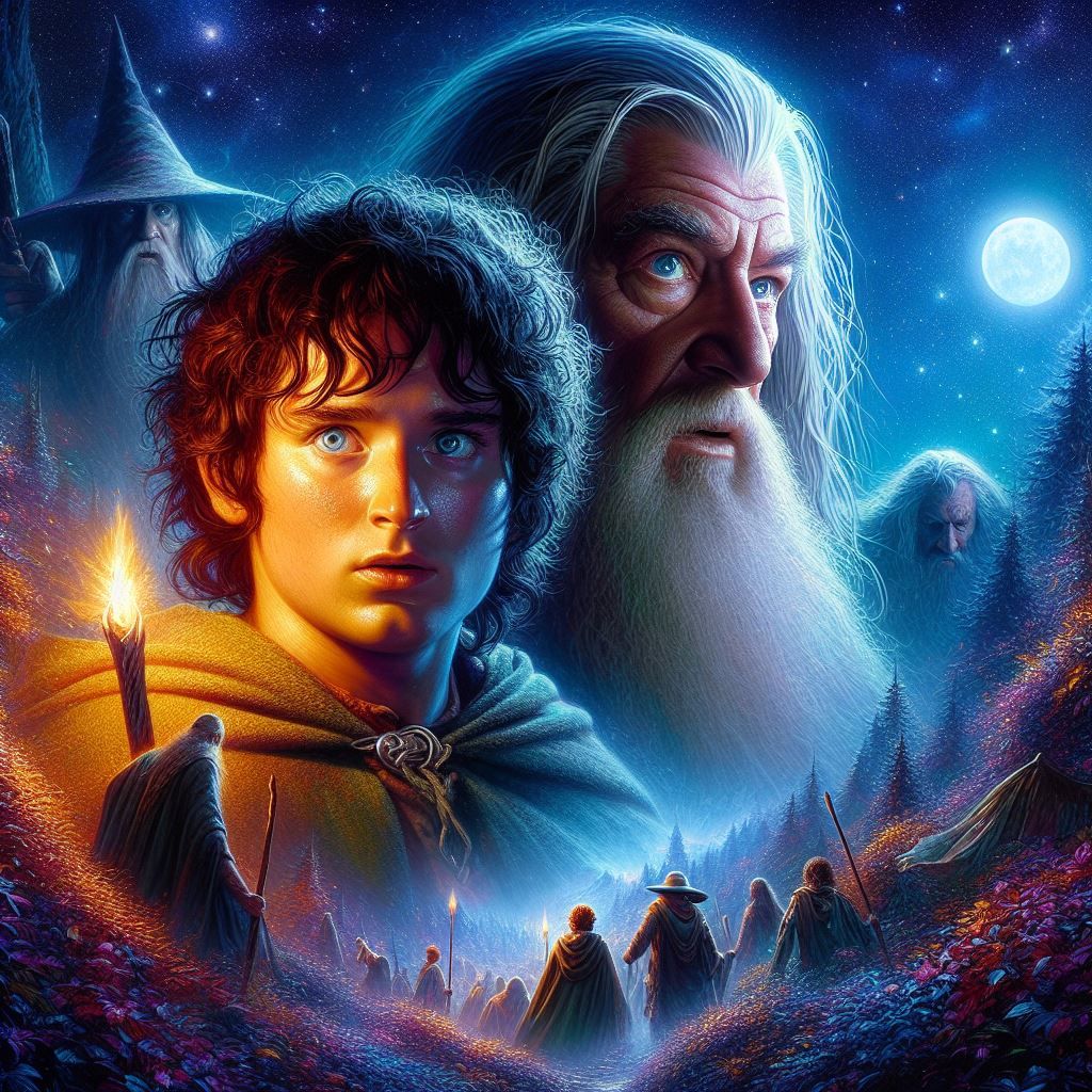 Frodo and Gandalf