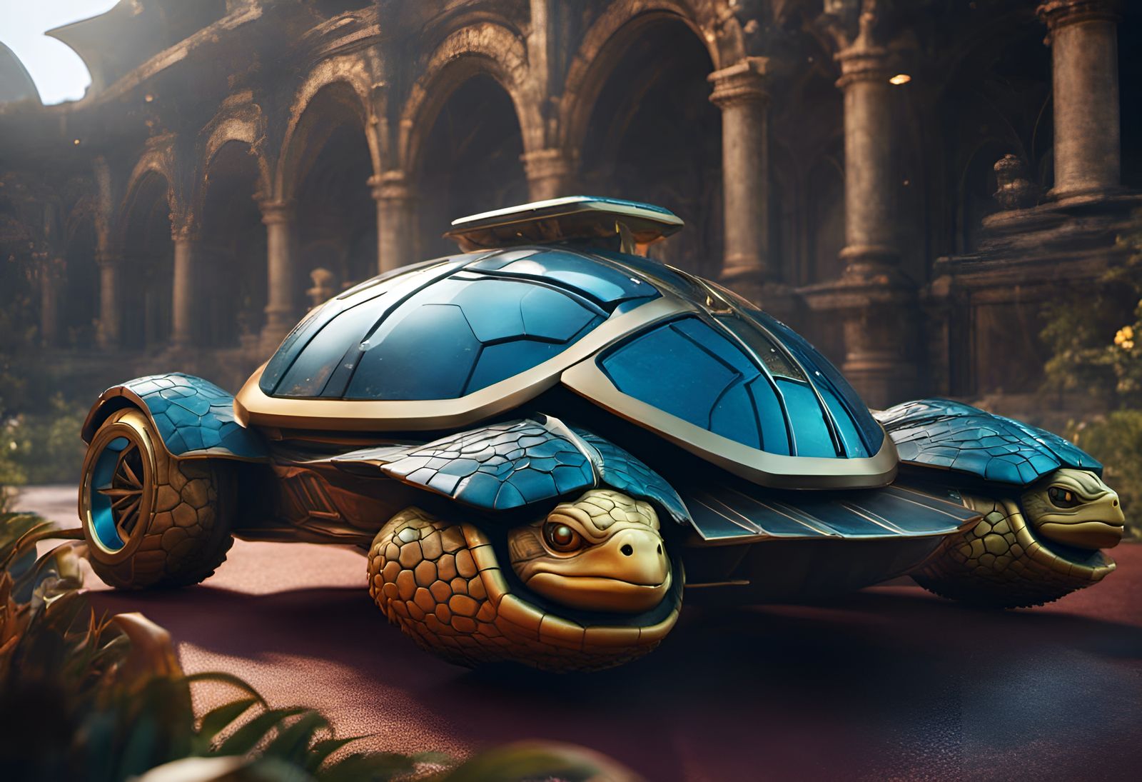 Turtle-tank Mobile  by @Art of Art