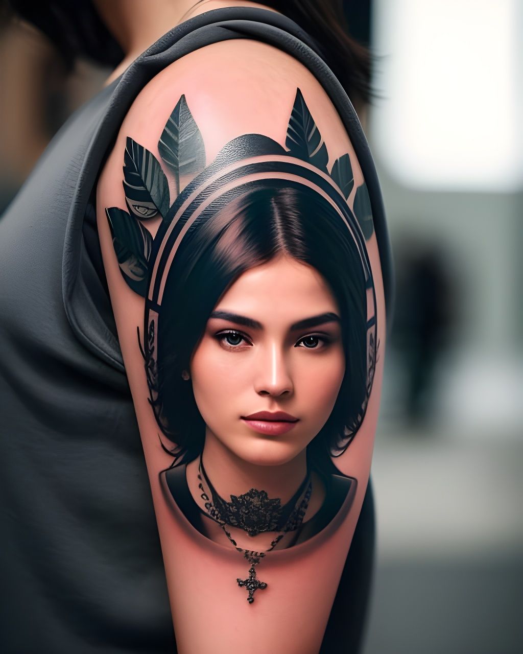 Close Up Tattoo (looks freshly made)