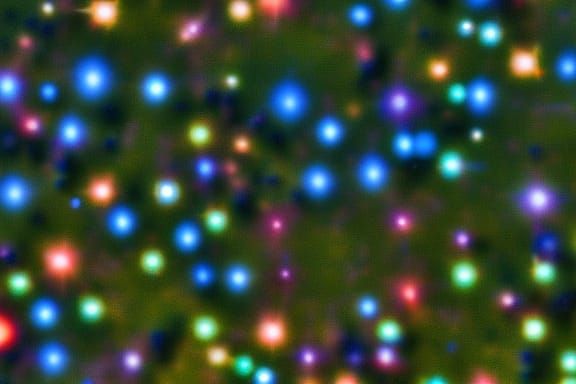 Hubble Ultra Deep Field (before fixing the lens)