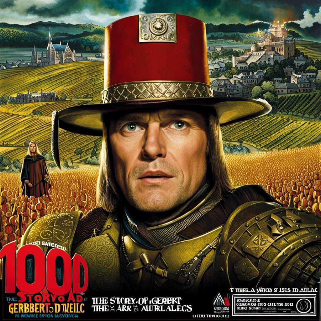 Movie Poster For 1000 AD The Story Of Gerbert D Aurillac AI movie-poster-for-1000-ad-the-story-of-gerbert-d-aurillac-ai
