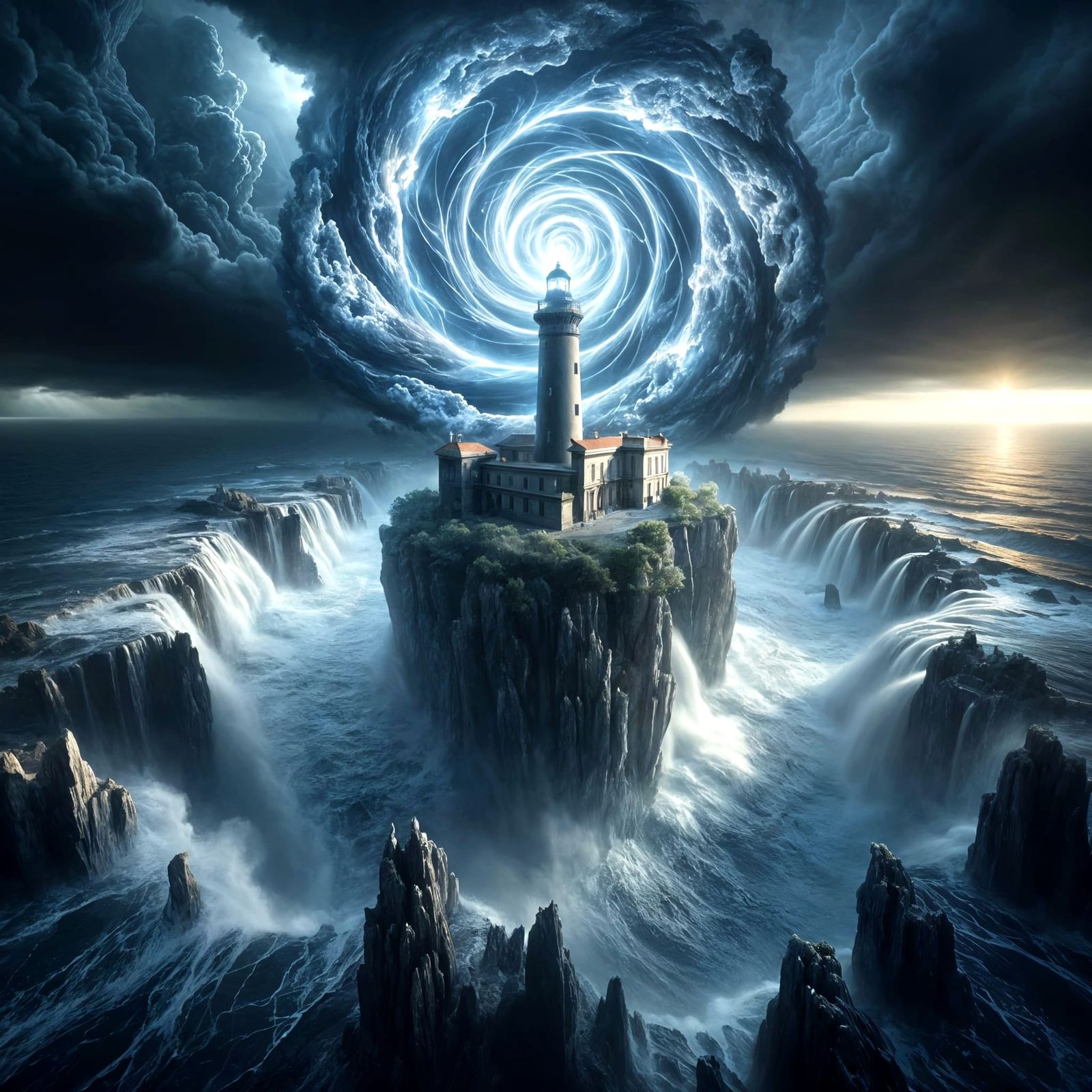 Interdimensional Portal Way-Station  by @NectarinePie