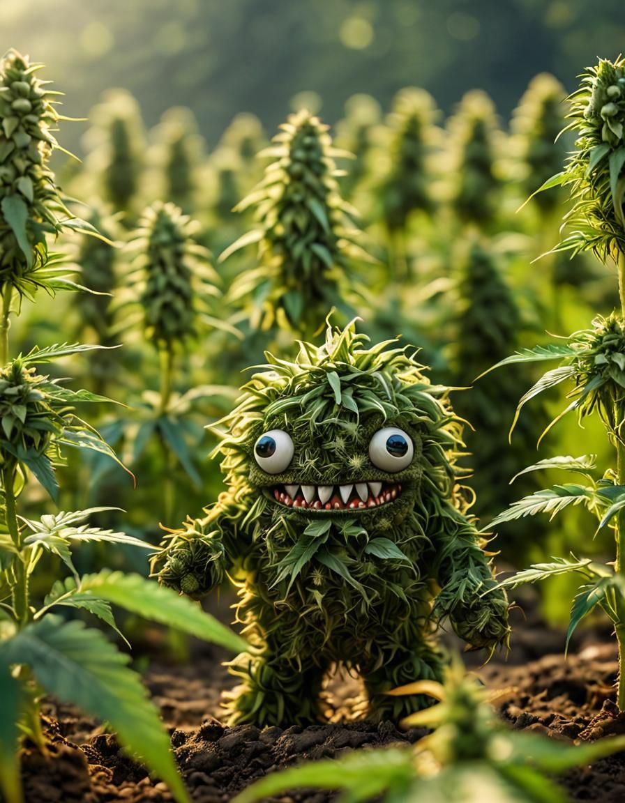 Cannabis monster  by @Vicioso