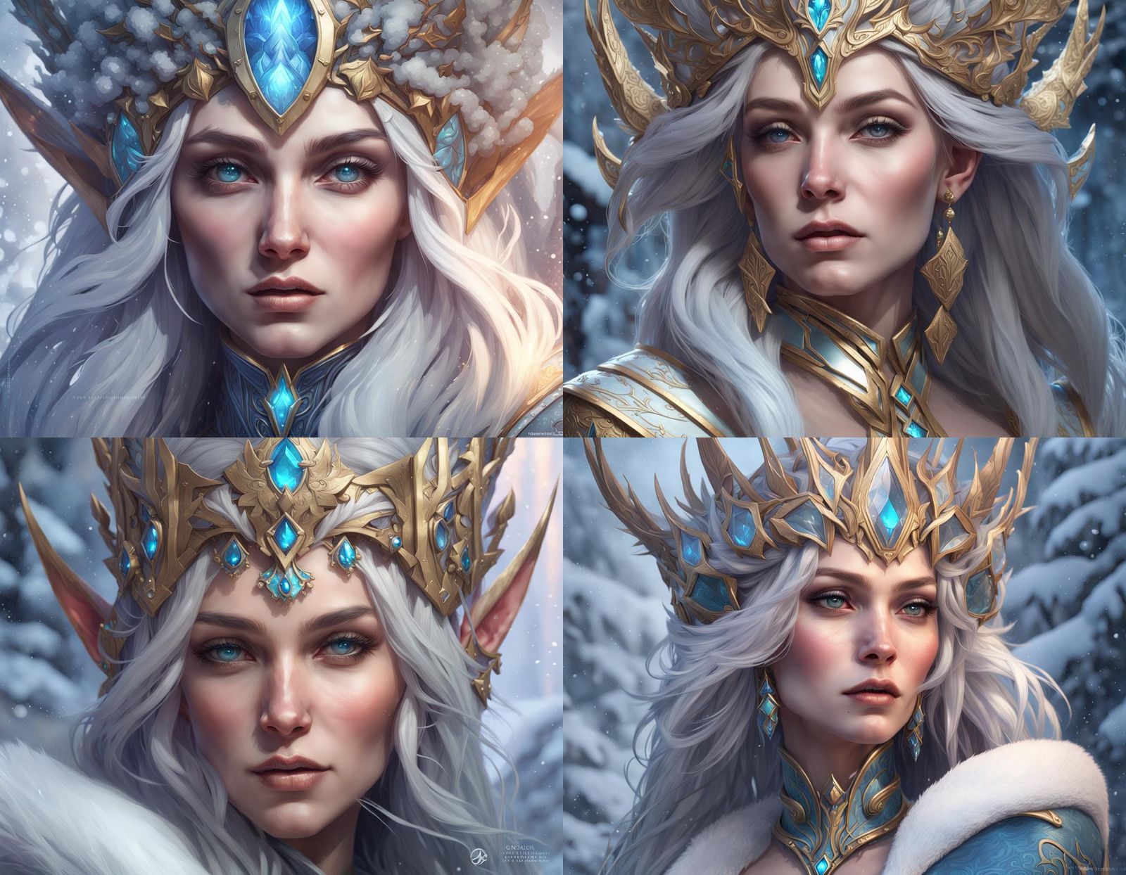 Empress of the snow elf's   