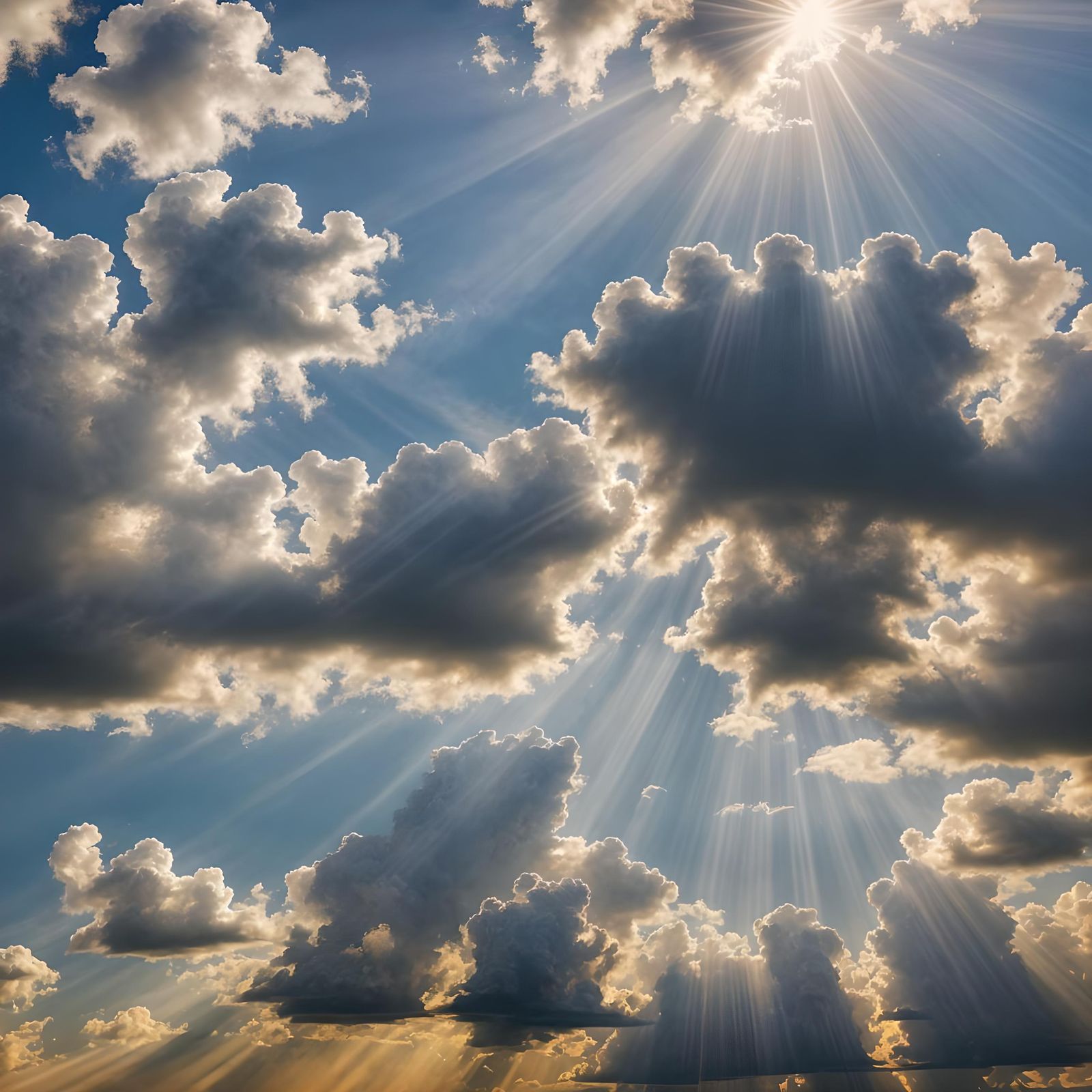 Angel Comforting Child on Beach in Divine Light