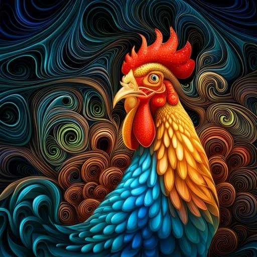 My Pet Rooster    by @Grishnak