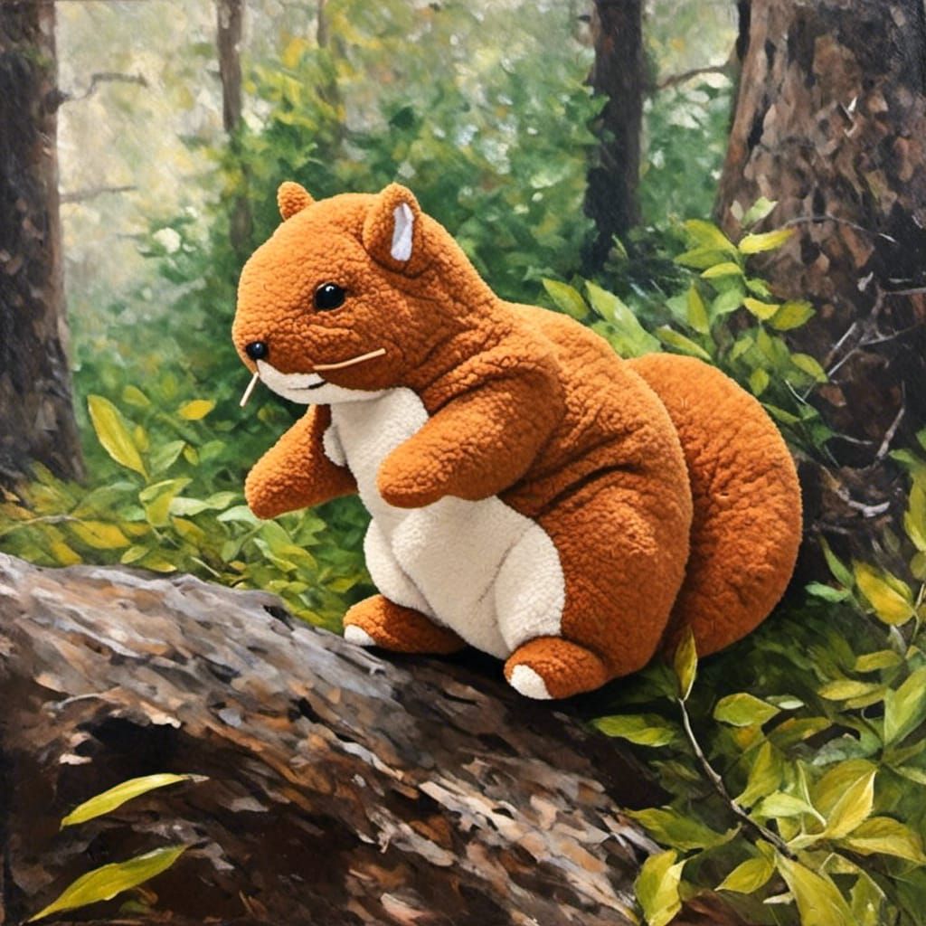 Squirrel Painting