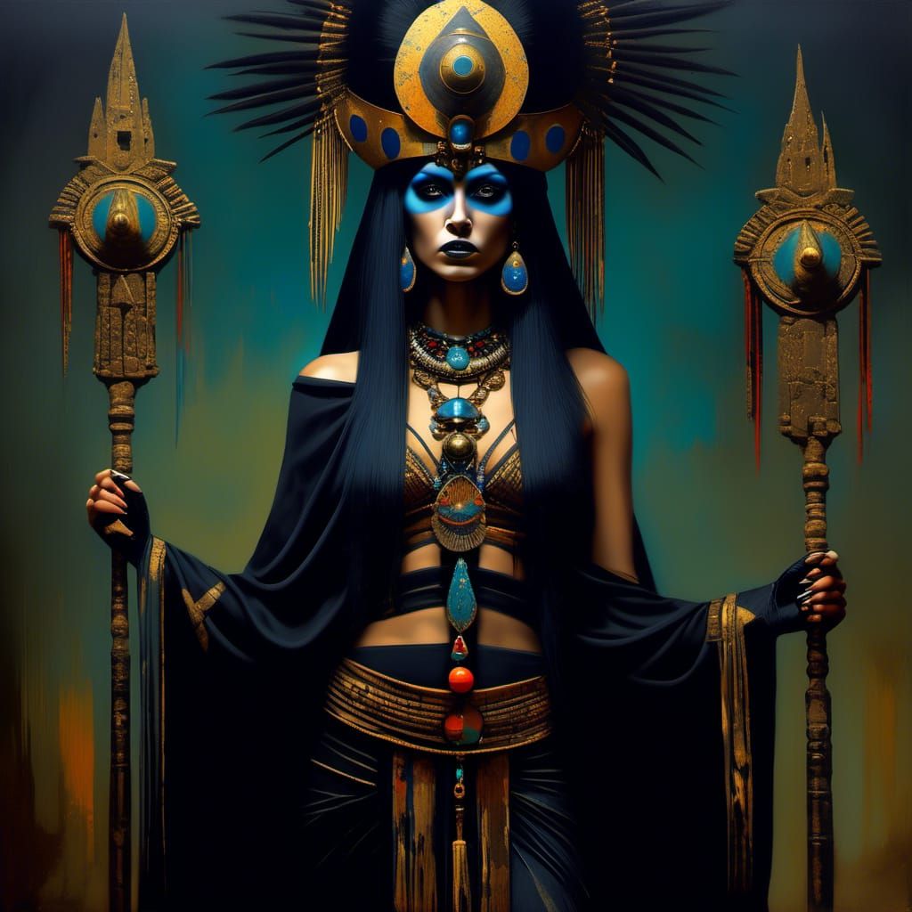 Powerful Priestess  by @Crystal