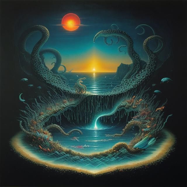 ominous sea