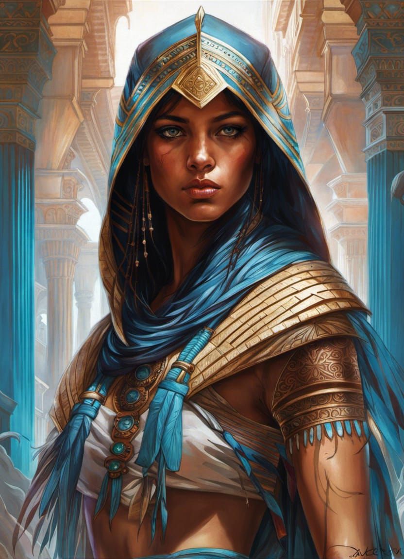 Egyptian Rogue Princess - Ai Generated Artwork - Nightcafe Creator