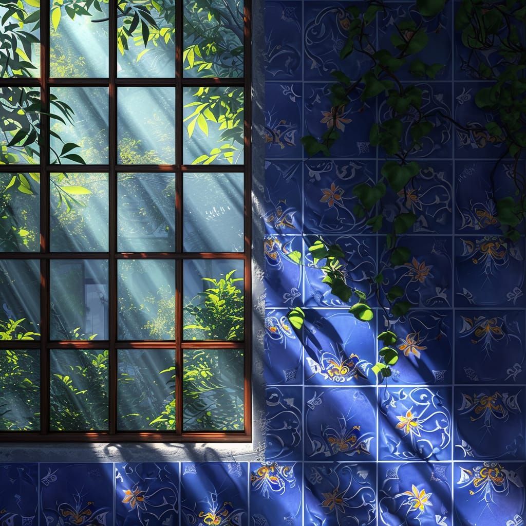 Azulejo Window Scenery