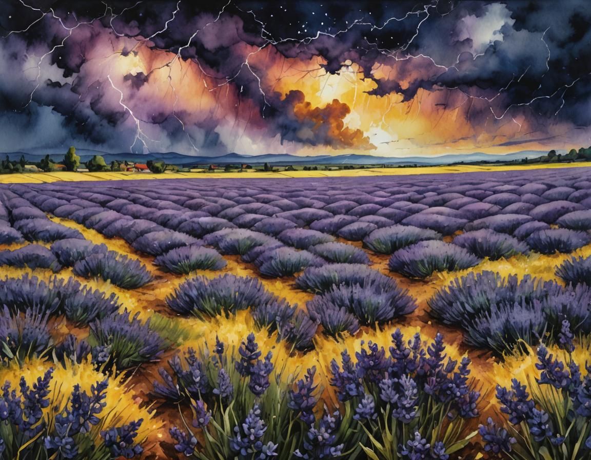 Lavender fields