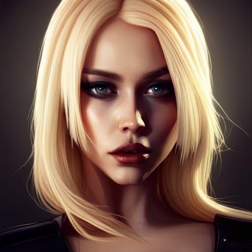 Portrait of gorgeous Ava Max, high concept art, intricately ...