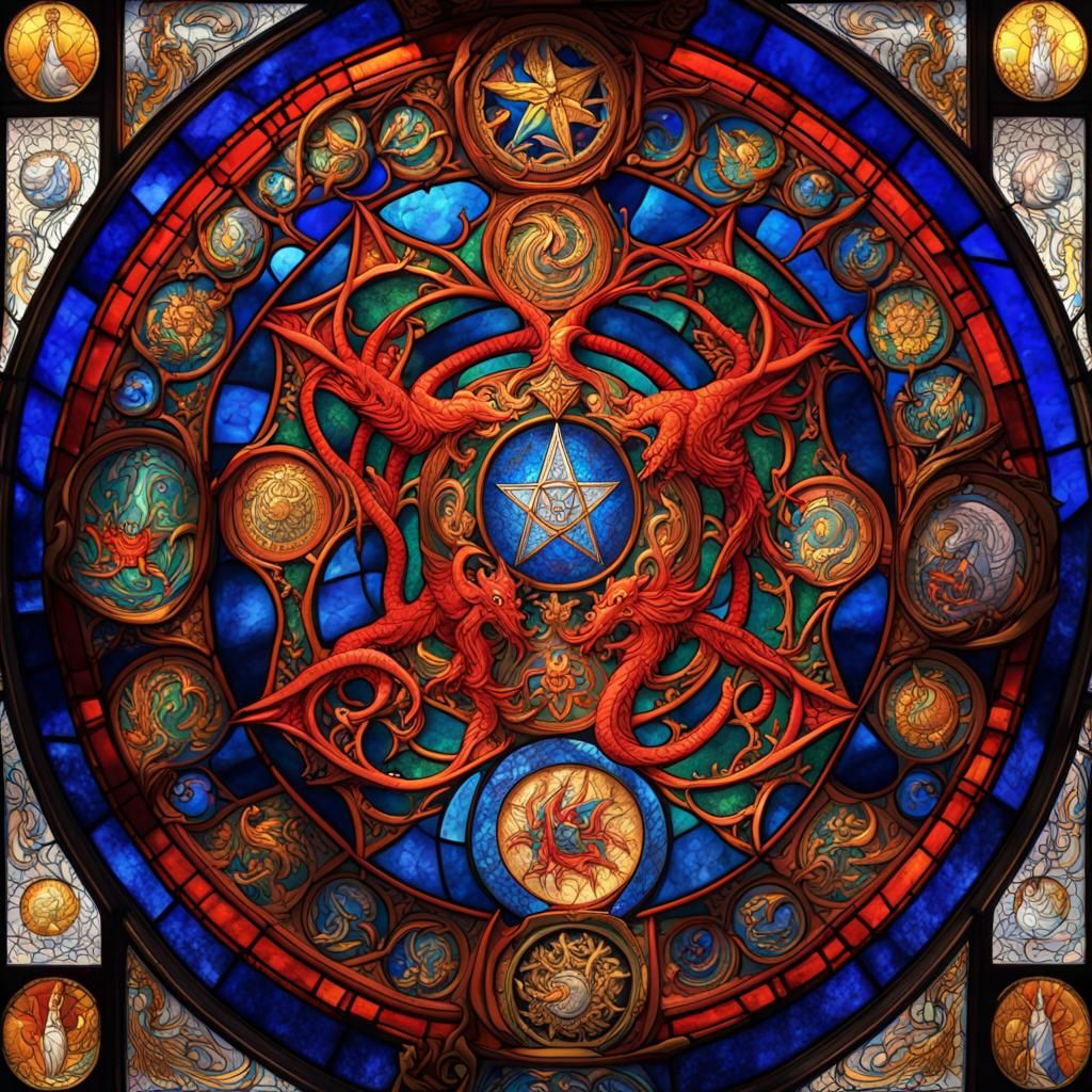 Hieronymus Bosch's Mandala  by @Jeanne French