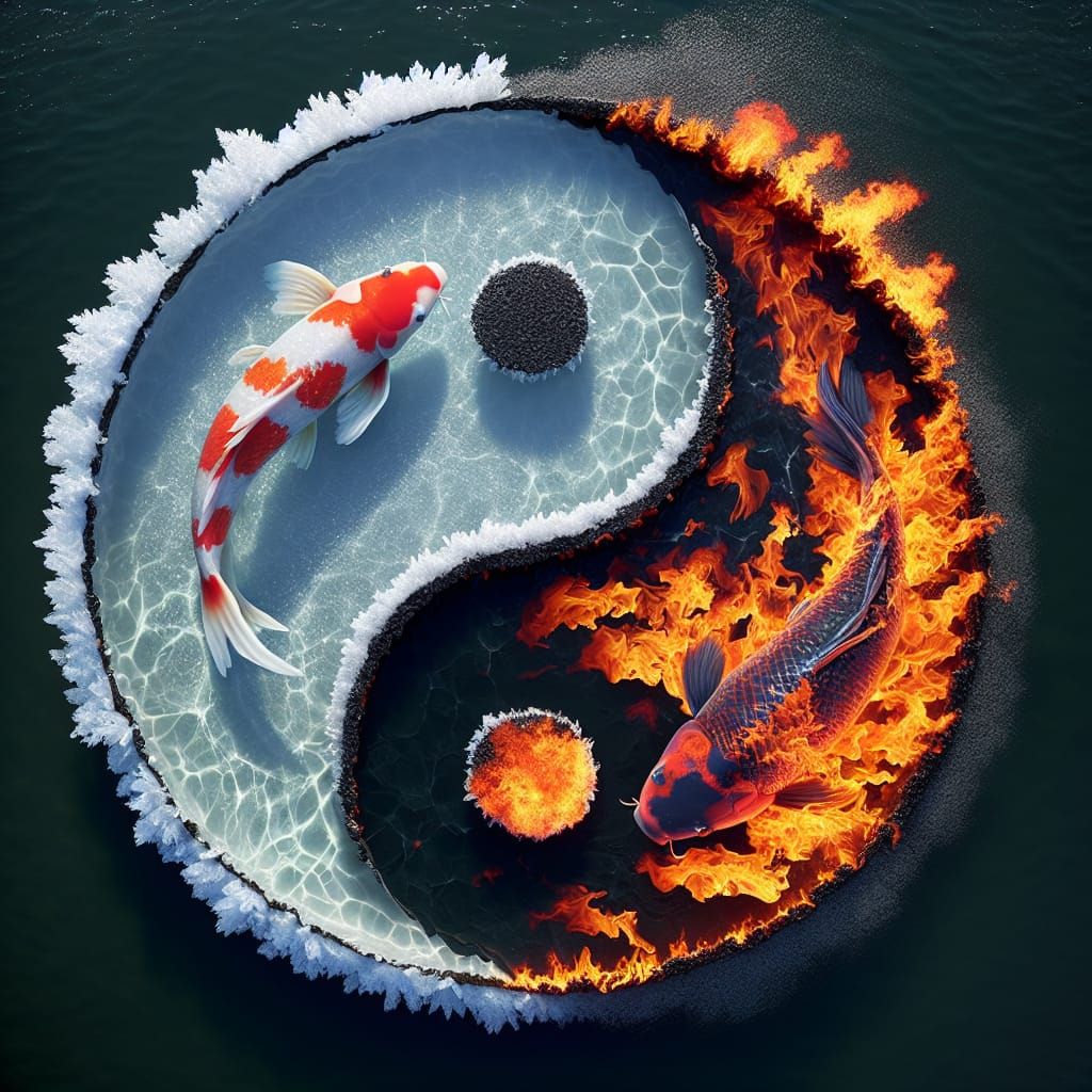 Opposing forces that create balance   by @Ideal