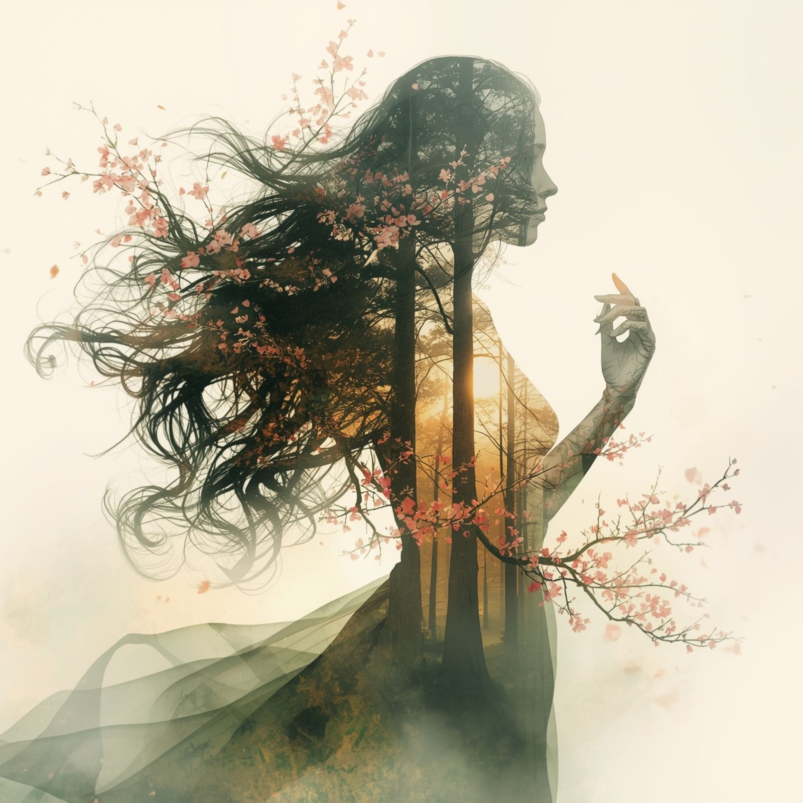 A dreamlike watercolor masterpiece