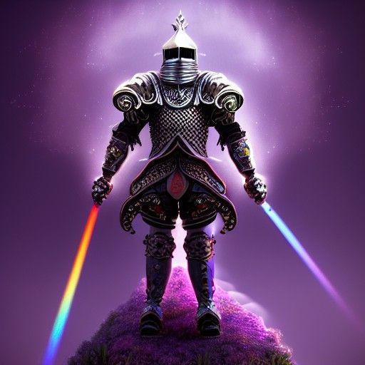 the most incredible fantasy Knight ever created, Bright, dar...