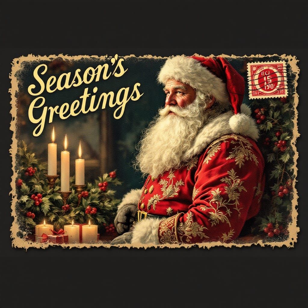 Vintage Postcard  by @SplatArt