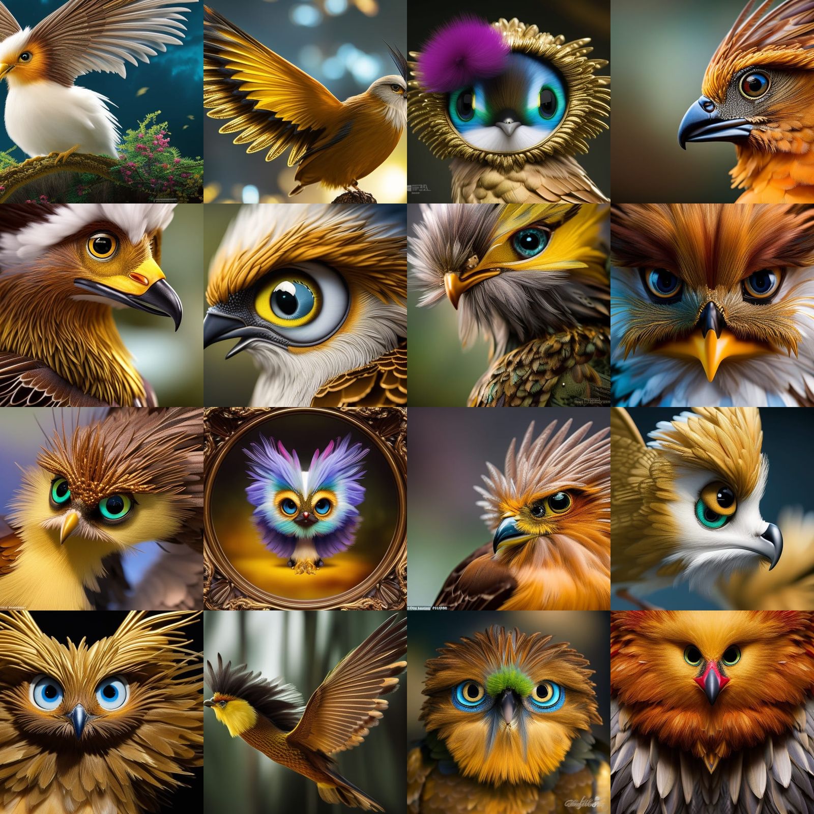 Griffon elegant, Insanely detailed cinematic photographic re...