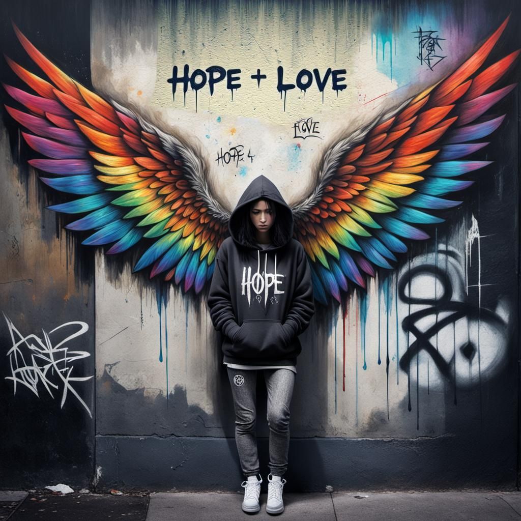 Hope + Love  by @Shywolf