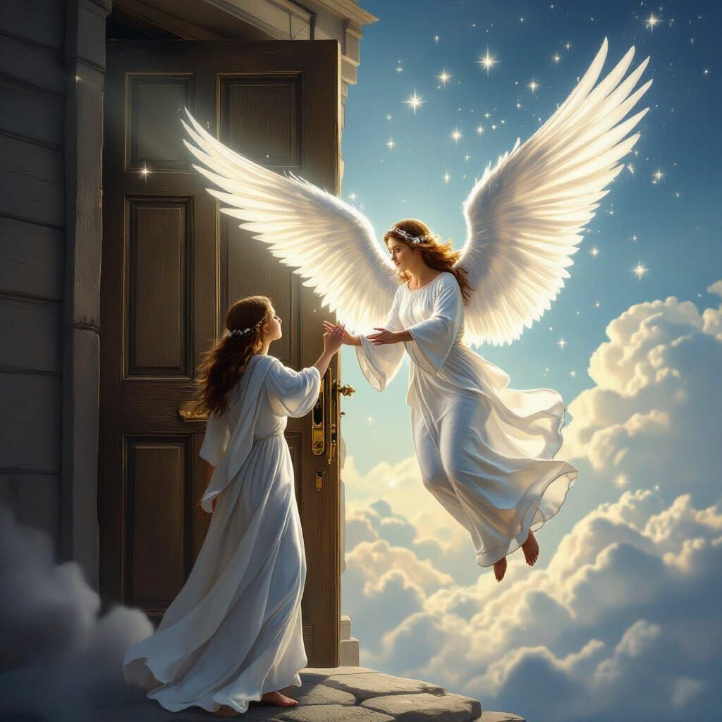 a messenger from heaven is knocking at you door