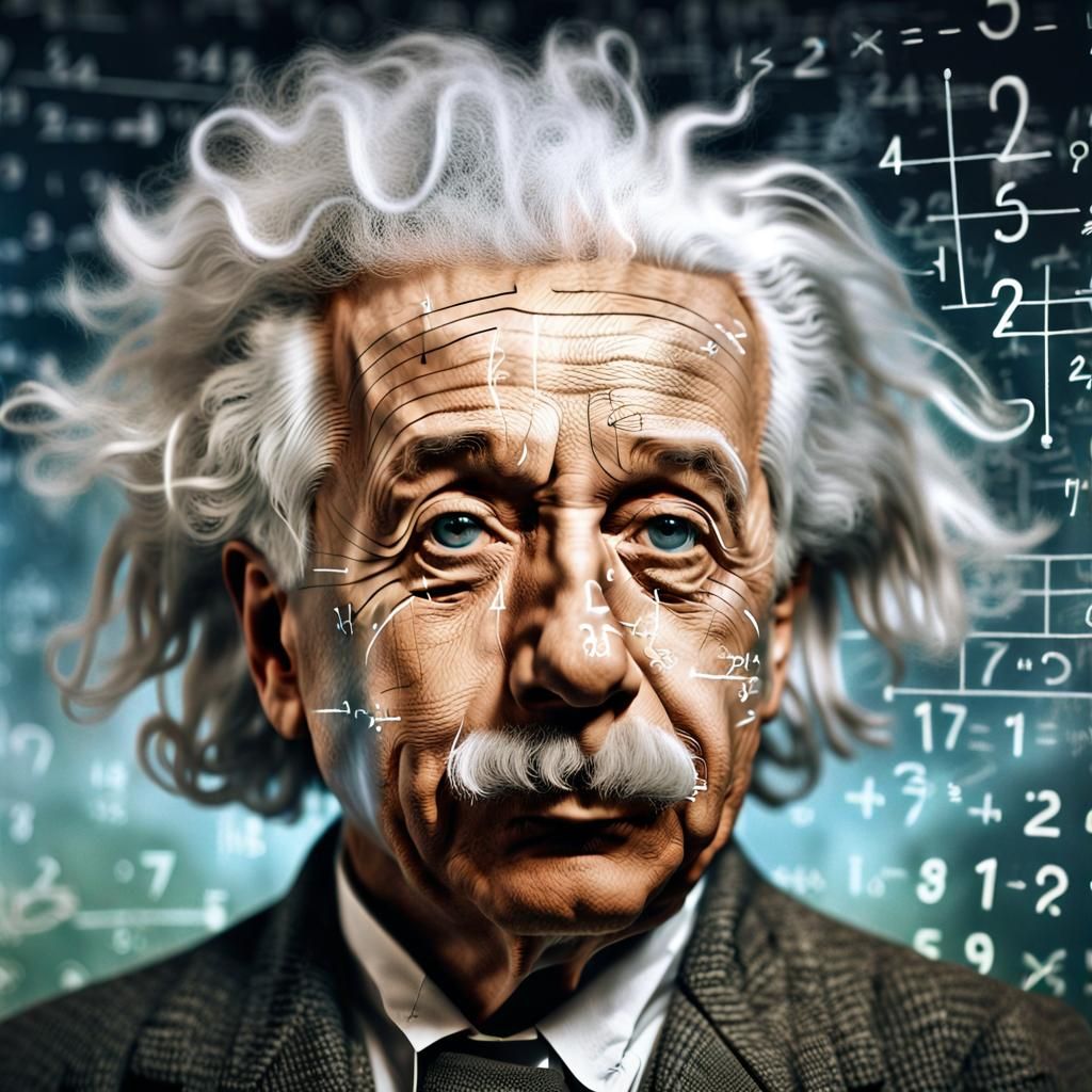 Albert Einstein   by @Sminks