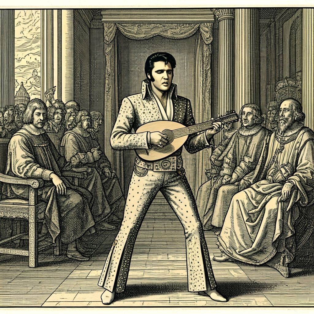 The King plays for the king's court  by @Trixie Norton