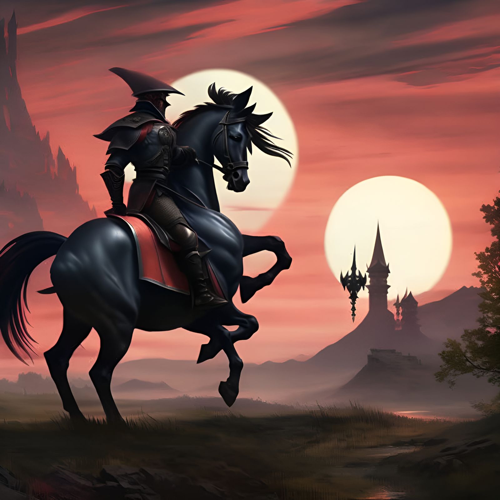 Riding in the night (Created by: The Artist)  by @The Artist