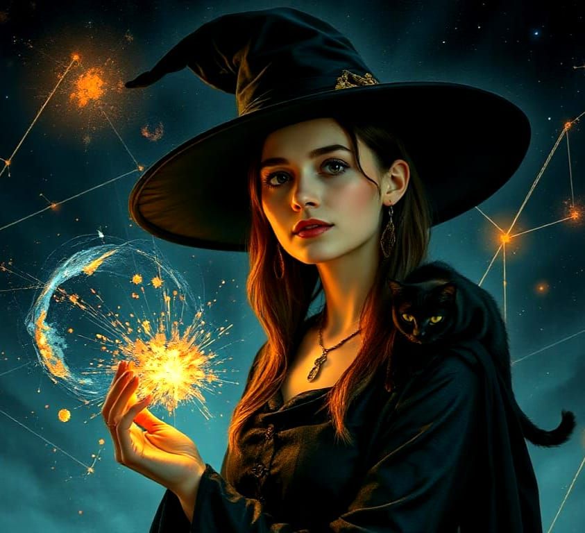 The magic of a witch  by @Andy