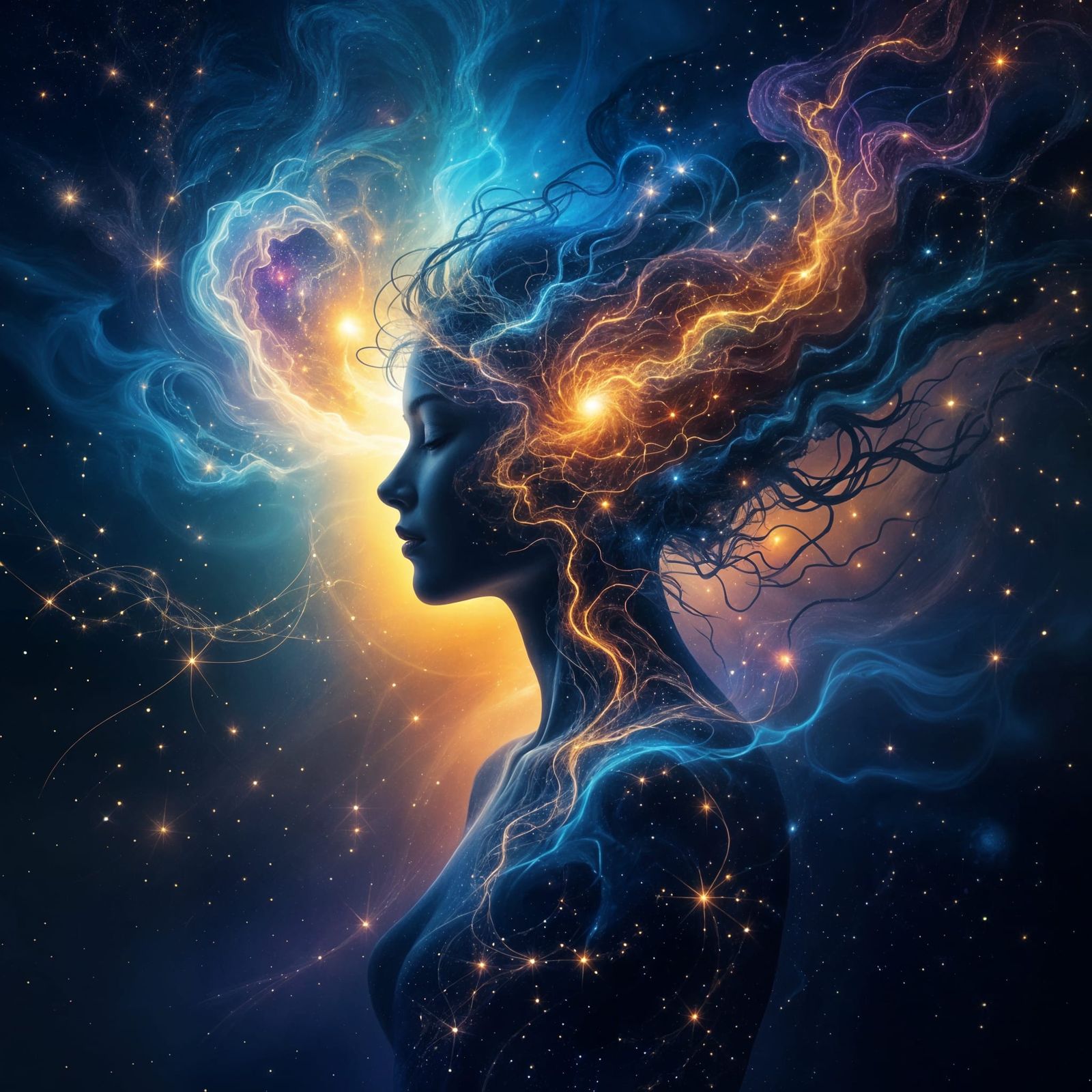 The complexity of human consciousness   by @Lantern in the Fog