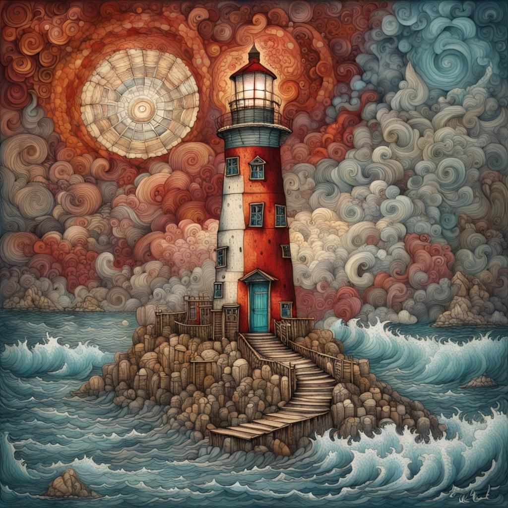 There's A Storm Blowing In  by @LynnDi