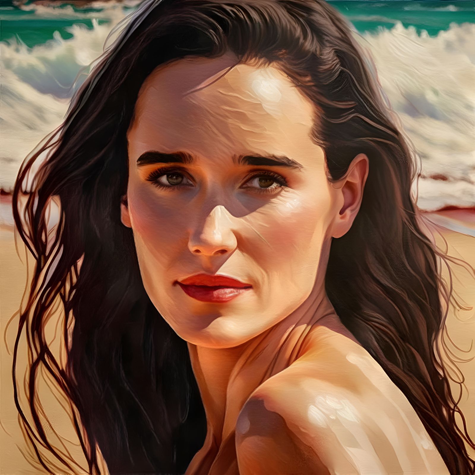 Midjourney v4: J-Con at the Beach Returns