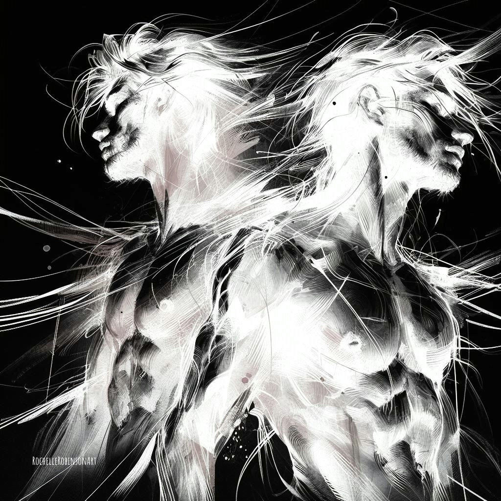 Homme - Silver Photo Negative Art