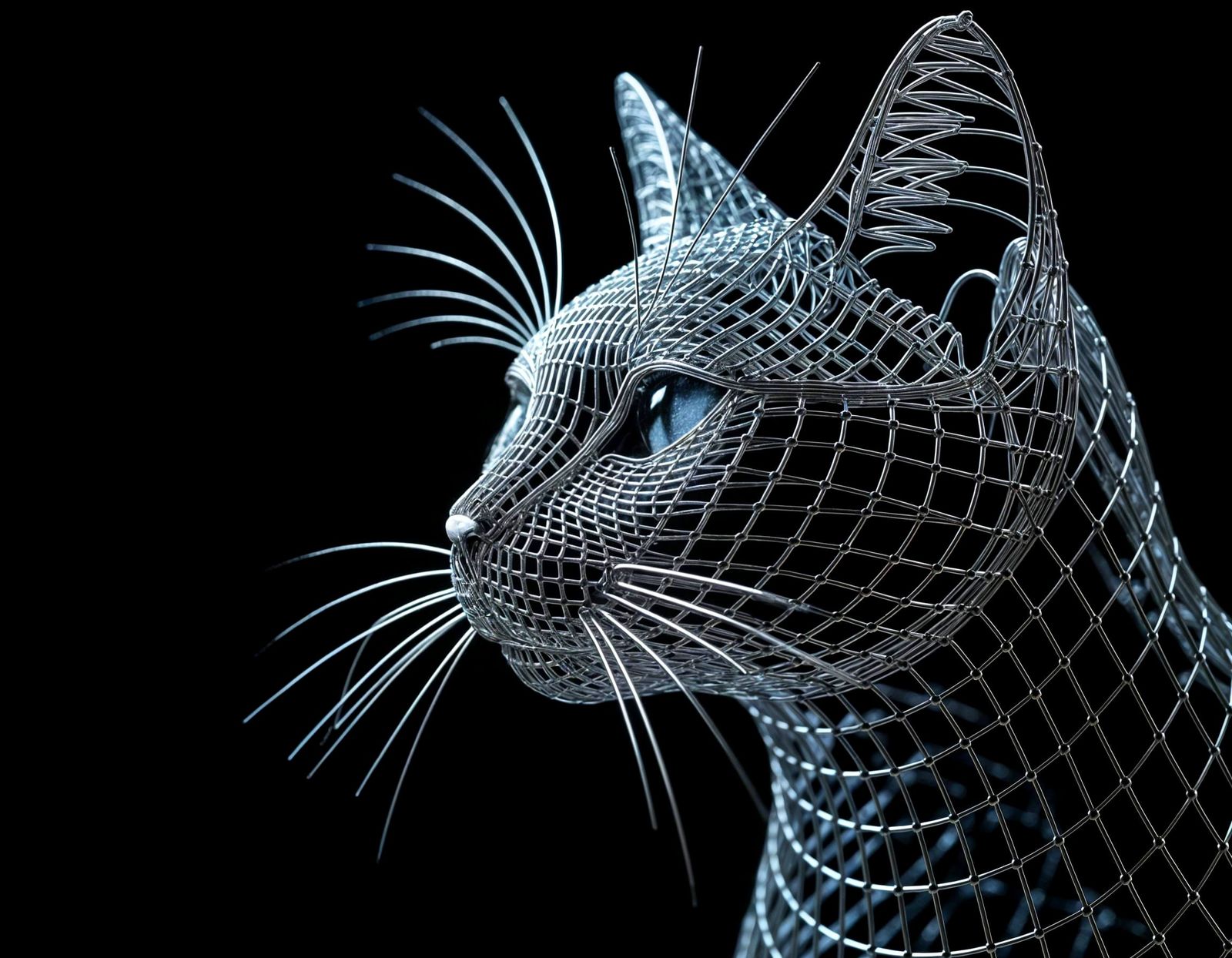 The silver wired cat  by @Francis H