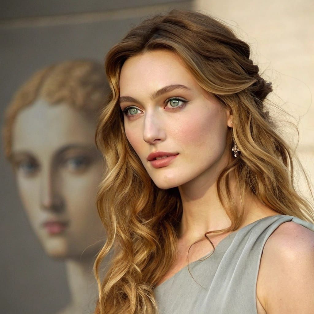 Venus, Simonetta Vespucci. Yesterday and Today