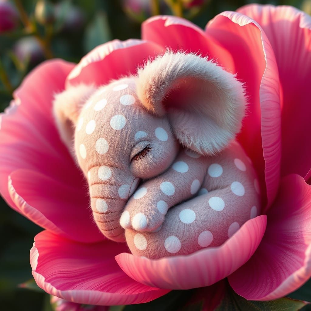 Elephluffy Polkie Dottie  by @Klaorman