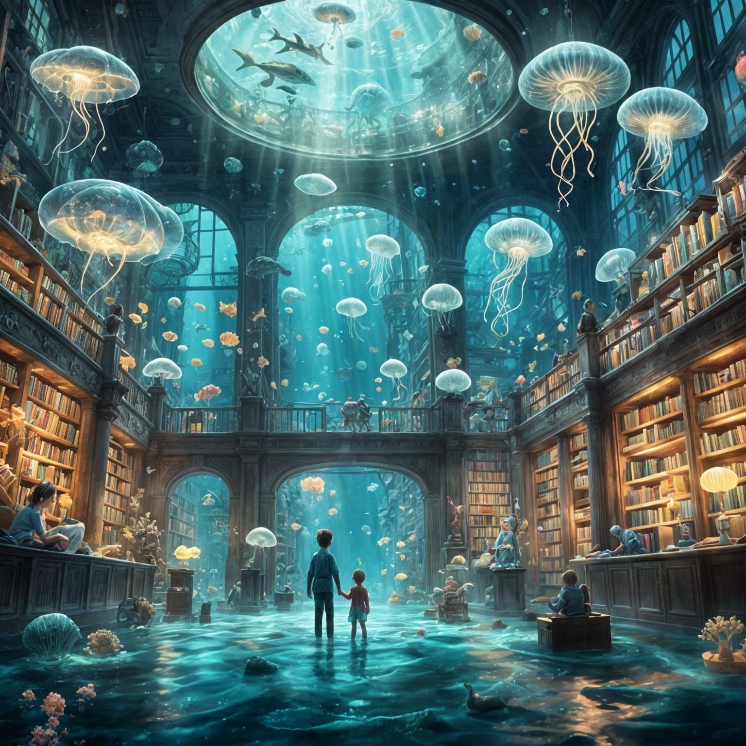 The Coral Library of Light  by @MYK921