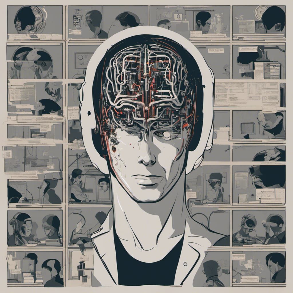 A group of hackers implant an AI into a human's brain, and t...
