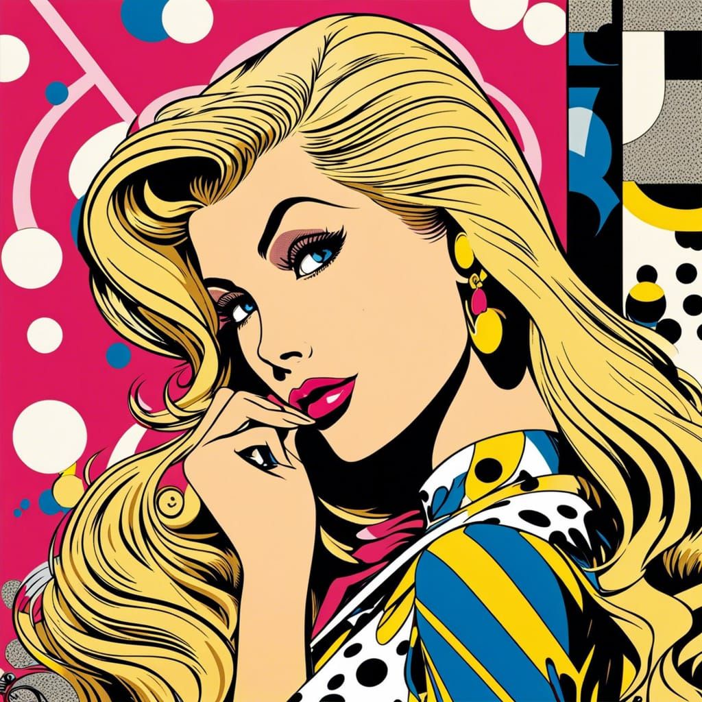 Pop Art Barbie - AI Generated Artwork - NightCafe Creator