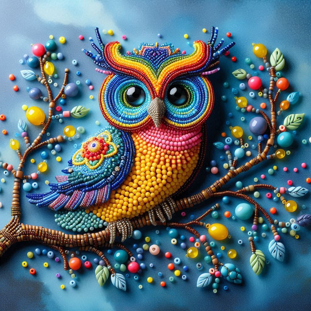 Beaded Owl