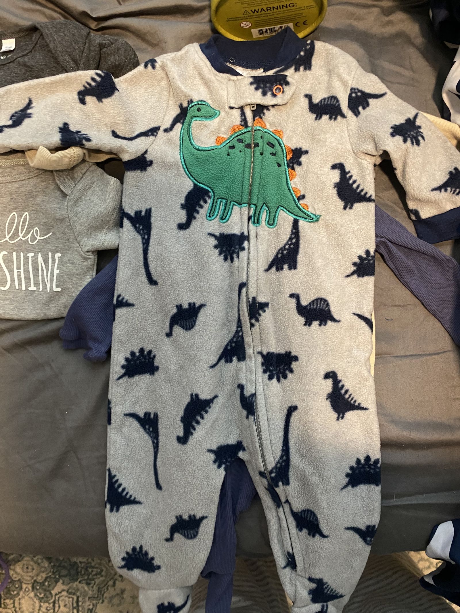 Dino onesie for our new baby