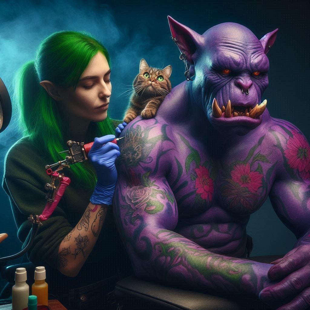 Go easy on the purple, Kate!