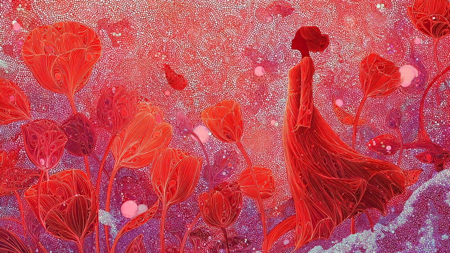 A flowing rooted presence